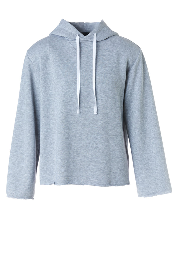 Relaxed Fit Light Grey Hoodie