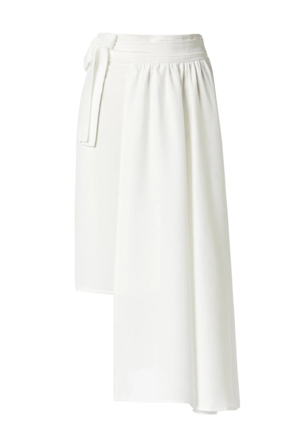 White Wrap Around Skirt