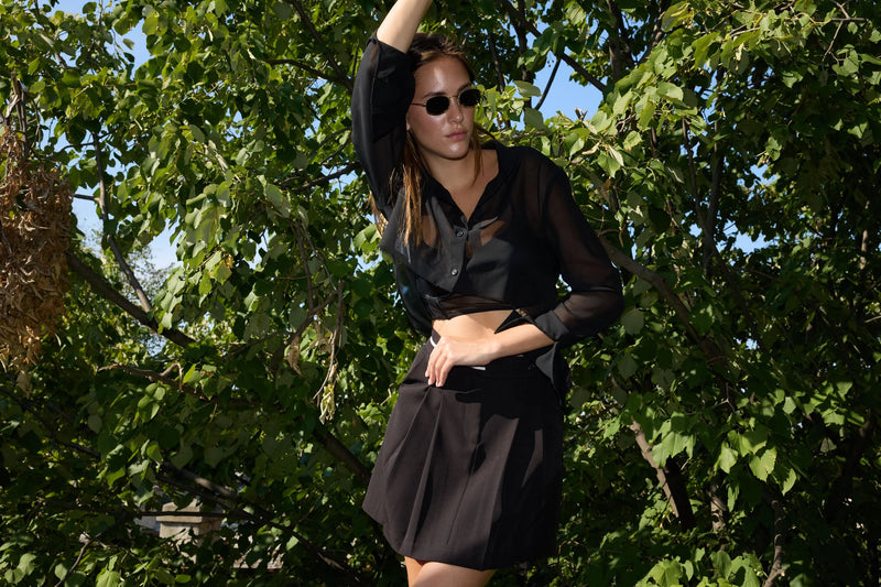 Enigma Sheer Blouse