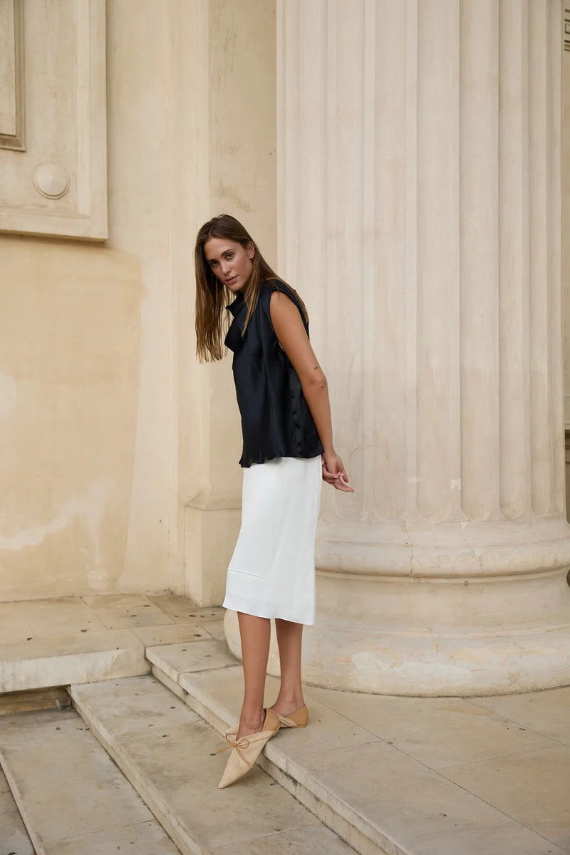 Elysian Bias Midi Skirt