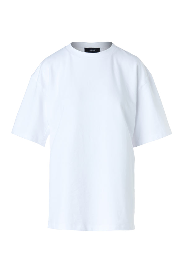 Oversized White Cotton T-Shirt
